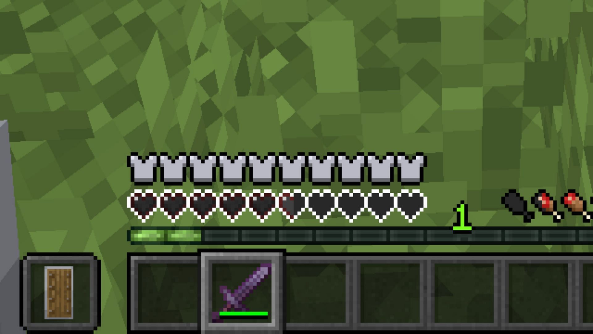 Wither effect can blacken a player's heart bar and deal damage (Image via Sportskeeda Gaming || Mojang Studios)